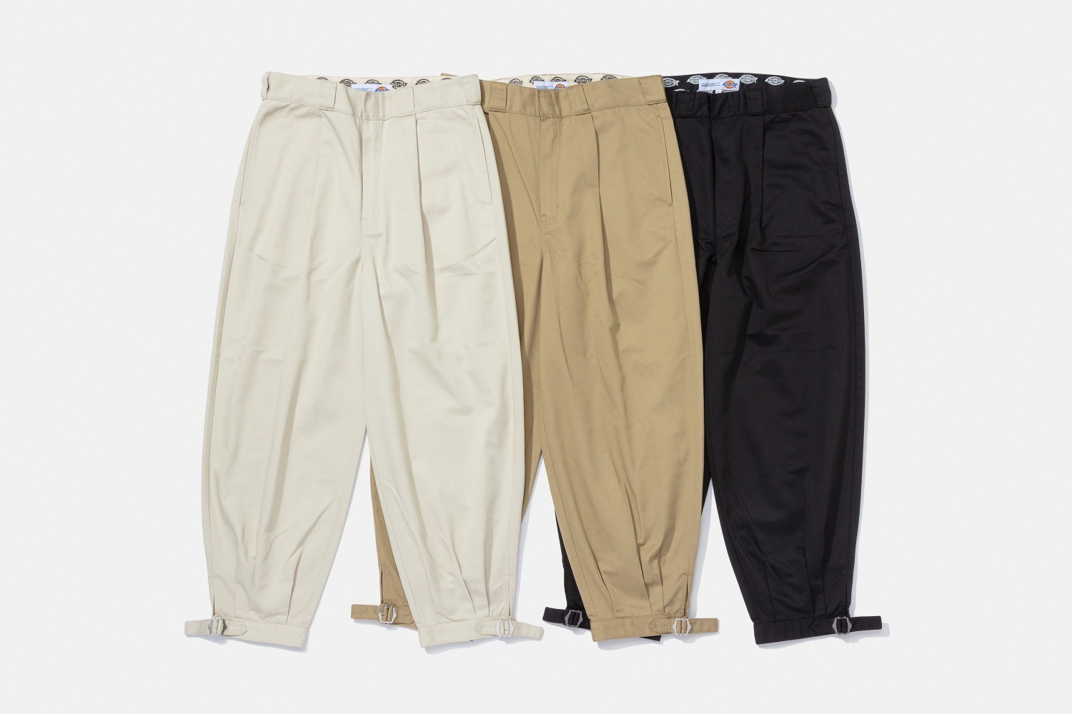 Dickies × monkey time  新品ツイル　ダブルニーワイドパンツ