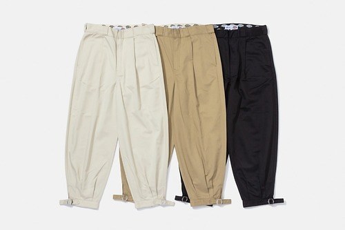 ディッキーズ×モンキータイム”日本の作業着”着想の丸みシルエットパンツ＆ロゴ入りワイドパンツ