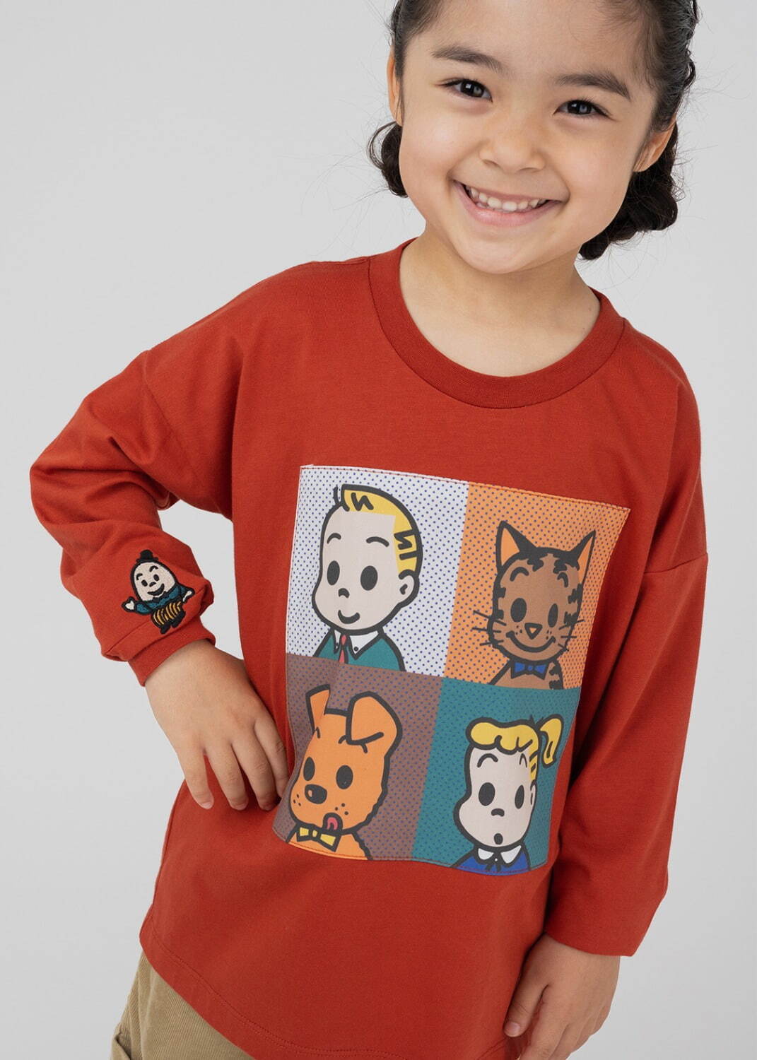 グラニフ×原田治「オサムグッズ」のコラボアイテム、総柄シャツ