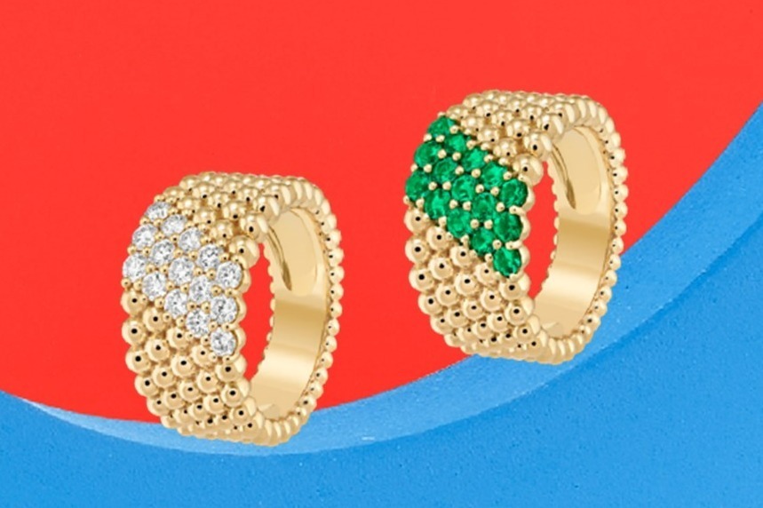 ヴァン クリーフ＆アーペルのジュエリー「ペルレ」に“ゴールドビーズ”の新作リング＆ウォッチ