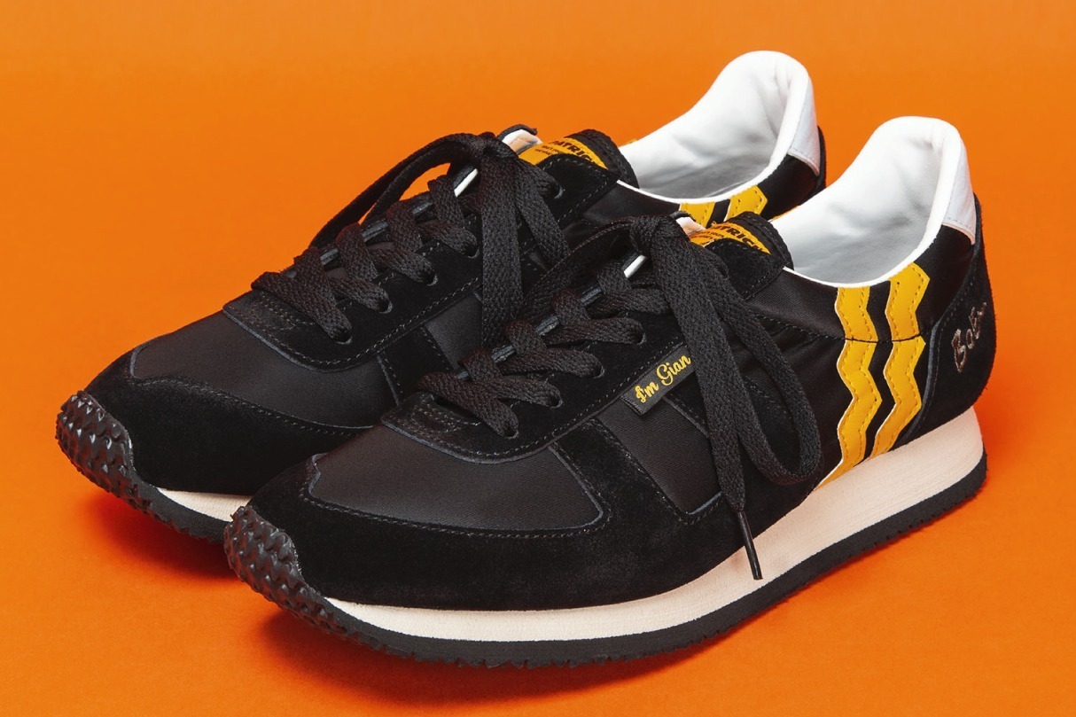 「ドラえもん」ジャイアンのスニーカーがパトリックから、“ギザギザ”ライン＆歌声の刺繍入り