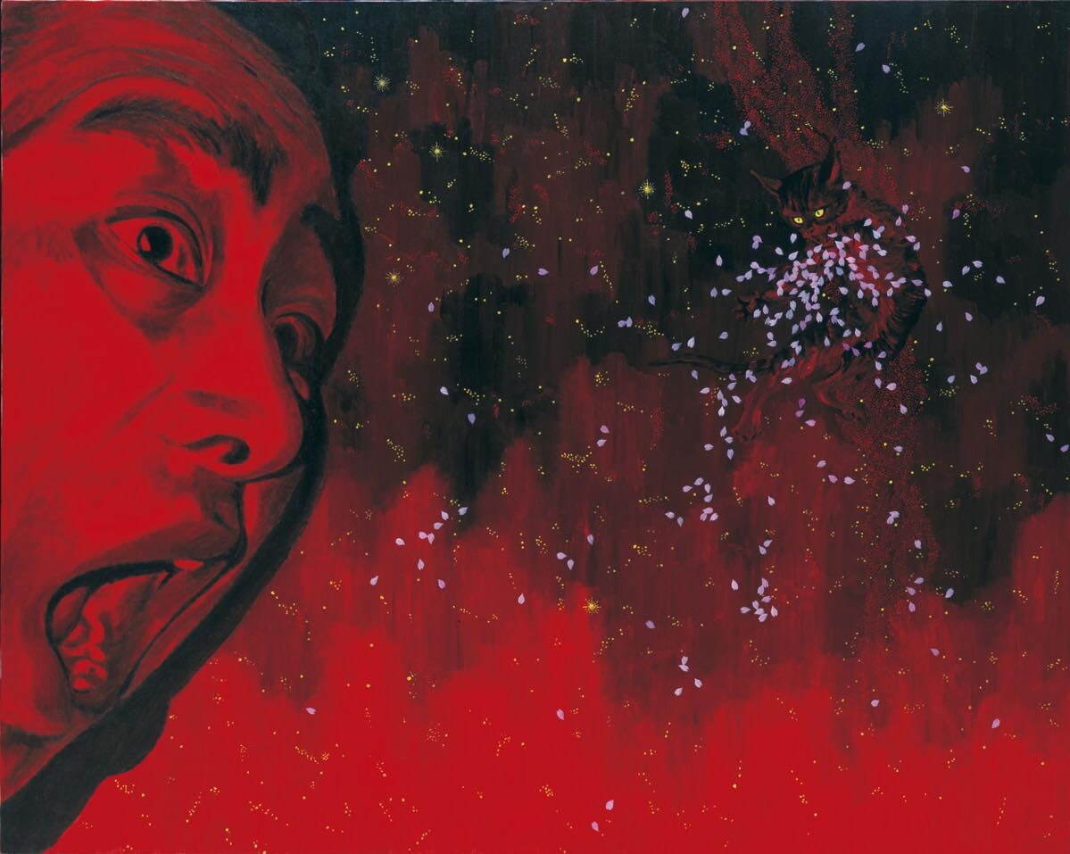 横尾忠則《二つの叫び》1996年 兵庫県立美術館蔵