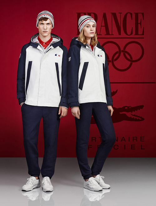 数年前のオリンピック入場でフランス選手団着用LACOSTEサイズ L