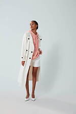 A|X アルマーニ エクスチェンジ22年秋冬”幾何学模様”アノラック＆チェックのプリーツスカート｜写真5