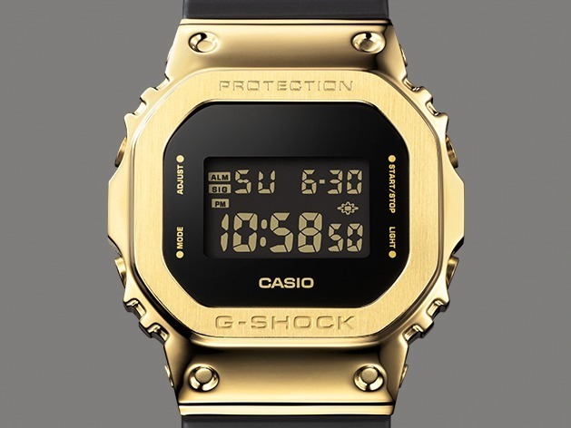 G-SHOCK“ゴールドメタル”の新作腕時計 - スクエア＆八角形ベゼル