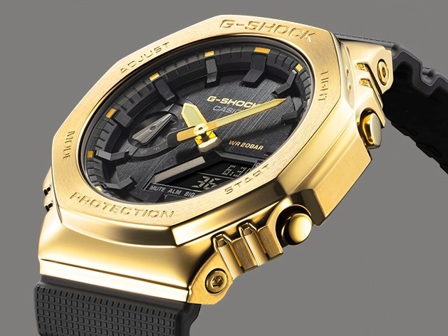 G-SHOCK“ゴールドメタル”の新作腕時計 - スクエア＆八角形ベゼル、コンパクトなモデルも｜写真6
