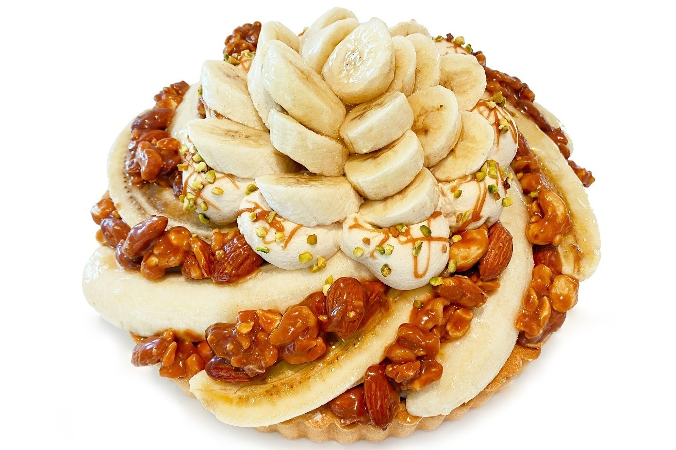 カフェコムサ「バナナ」のフルーツケーキ、“まるでキウイ”フィリピン産バナナの店舗限定スイーツ