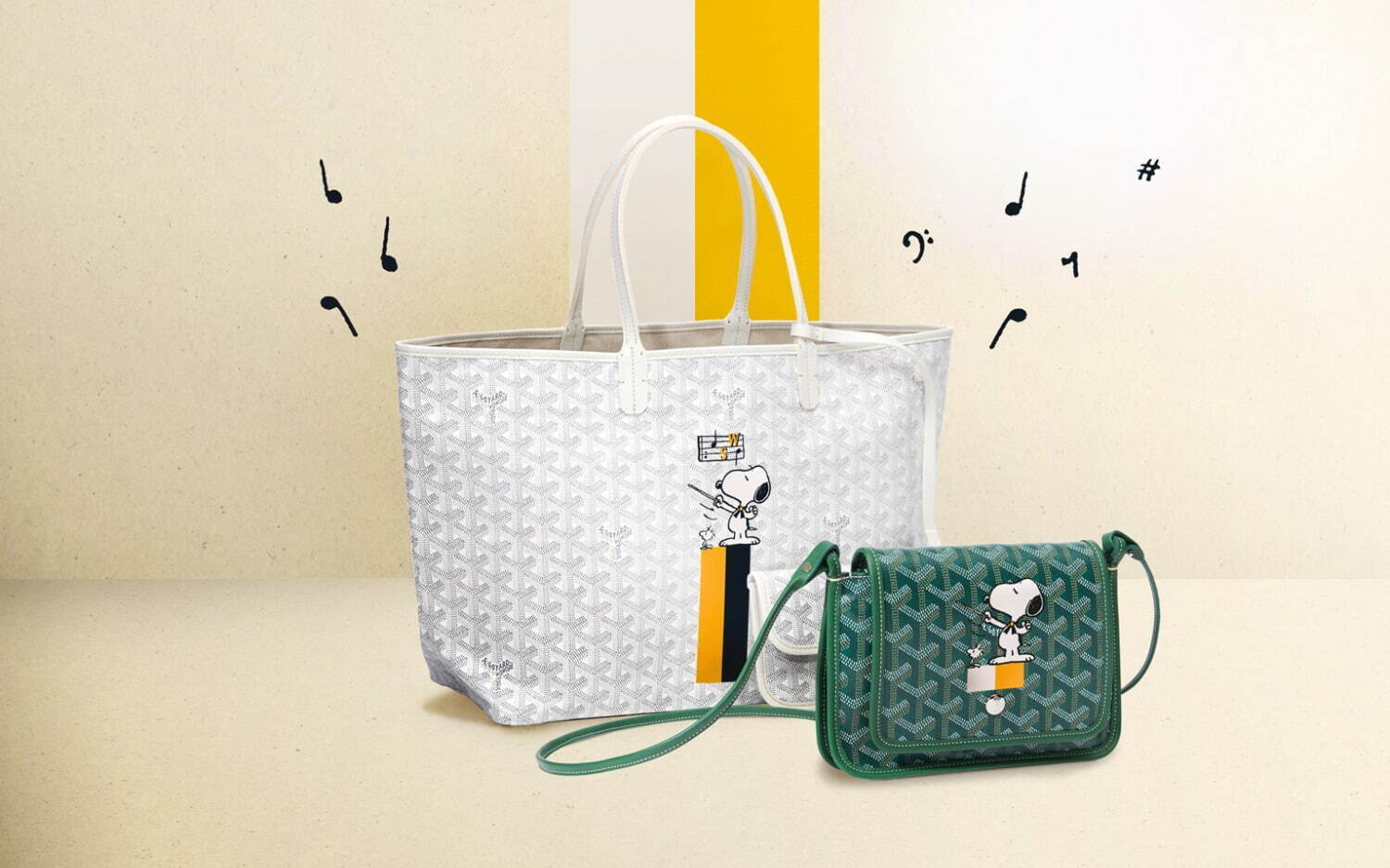 ゴヤール(GOYARD) スヌーピー＆ウッドストック｜写真1