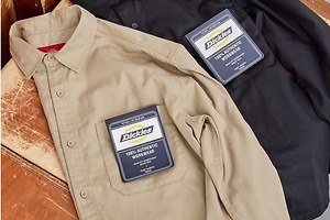 コーエン×ディッキーズの別注アイテム、ワークシャツ＆センタープレスのワイドテーパードパンツなど