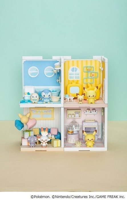 ポケモンのシェアハウス イメージの玩具 ポケピースハウス 誕生 ピカチュウやポッチャマが付属 ファッションプレス