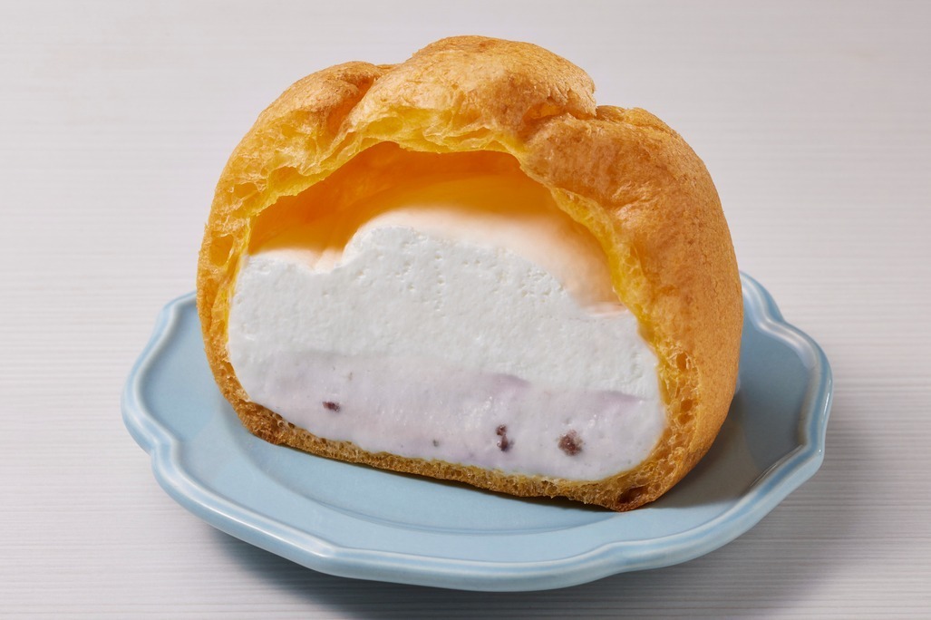 ご当地グルメ｜ローソン「ご当地クリームシュー」新作“ブルーベリー”クリームをたっぷり、関東甲信越限定で