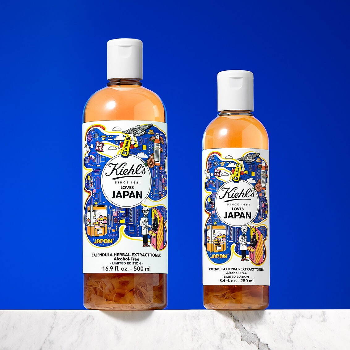 キールズ ハーバルトナー CL アルコールフリー「KIEHL’S LOVES JAPAN」限定エディション 250mL 4,620円/500mL 8,030円