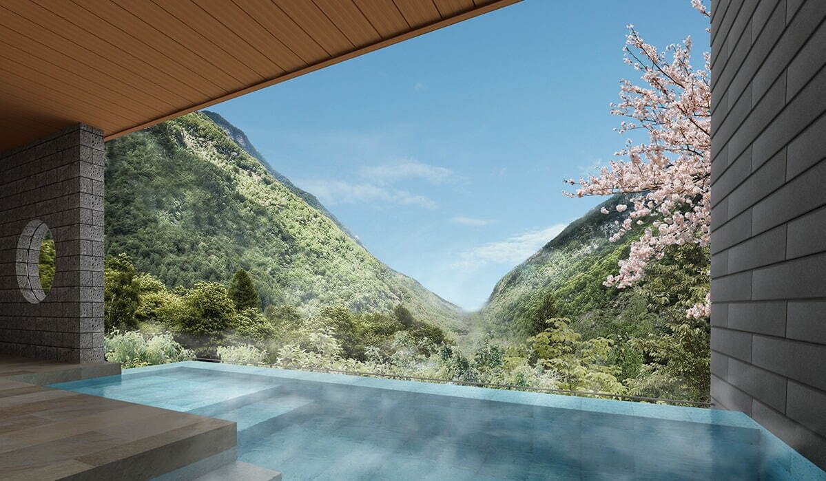 箱根湯本の高級ホテル「はつはな」がリニューアル - 全客室に露天風呂を完備、4つの貸切風呂も｜写真5