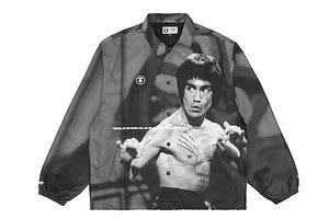 エーエイプ バイ ア ベイシング エイプ×ブルース・リー、映画のワンシーンを配したジャケットなど