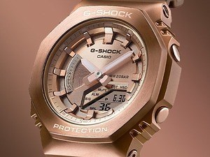 カシオ、メタルカバードG-SHOCKに新色のブロンズカラーを追加