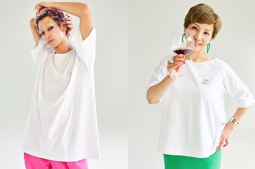 ライダース｜ダブレットの伊勢丹新宿店限定“名札付き”白Tシャツ、オーバーサイズやチビTシルエットで