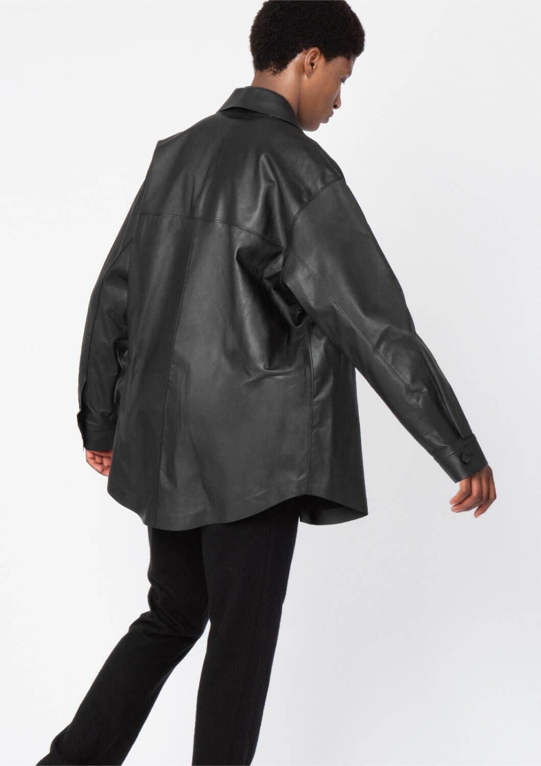 当日出荷] 20AW WU（ピーターウー） リネン混ニットシャツジャケット