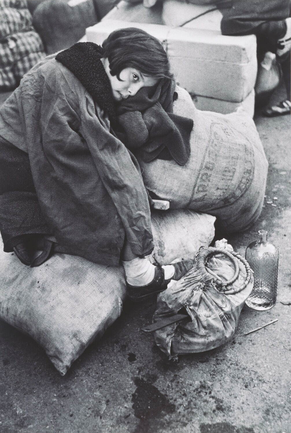 避難民移送センターにて(1939年1月)　東京富士美術館所蔵
The Robert Capa and Cornell Capa Archive