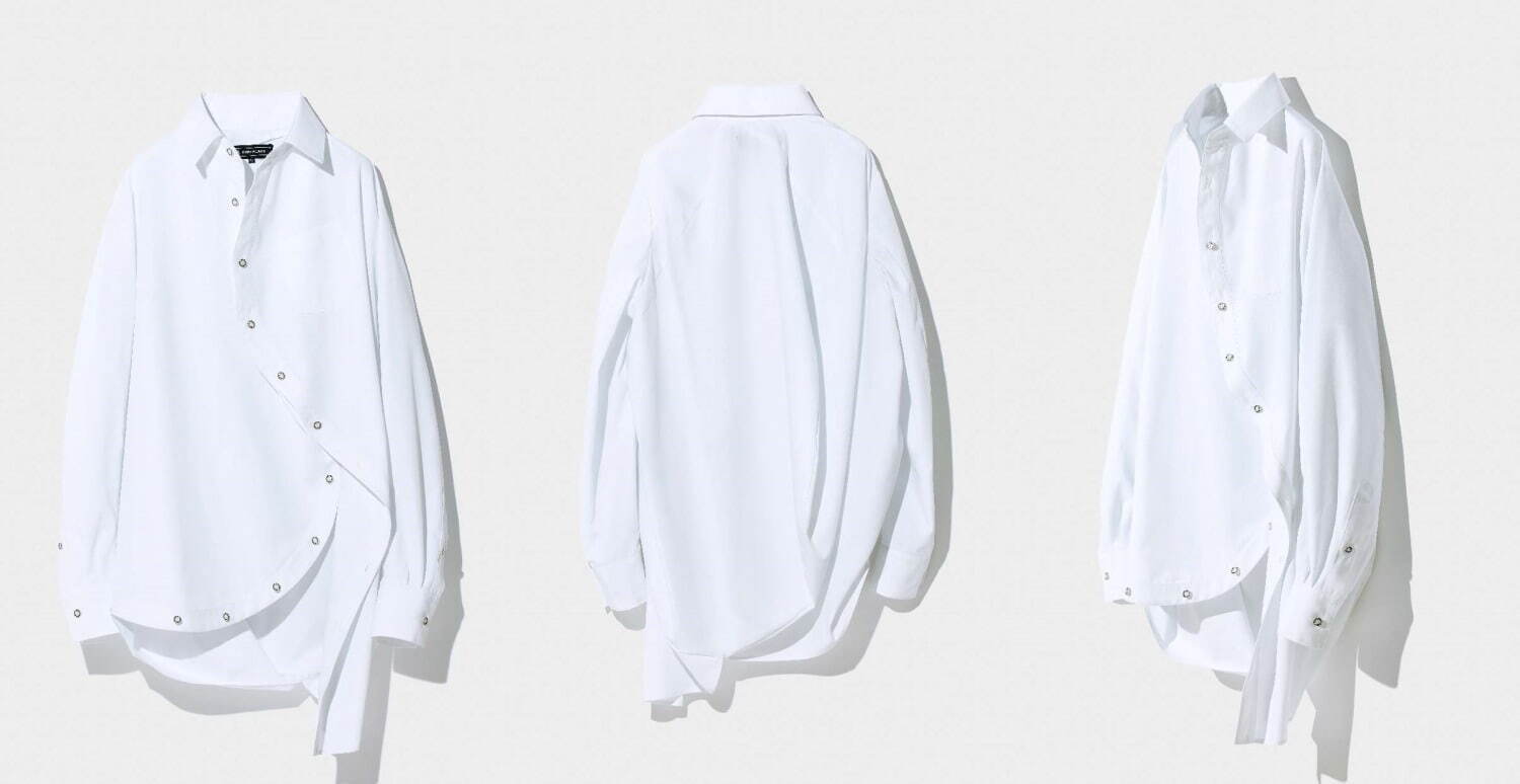 ANREALAGE ストライプ柄 ボールワンピース BALL SHIRT ONE PIECE(STRIPE)｜ANREALAGE OFFICIAL ONLINE SHOP