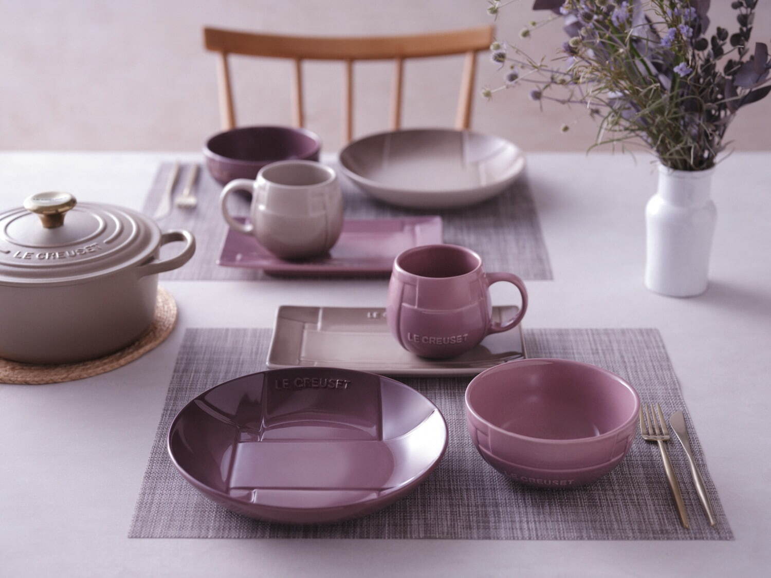 LE CREUSET ハート型プレート