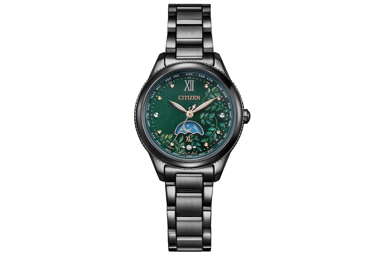 シチズン“グリーン×ブラック”の限定腕時計 - 植物の生命力から着想、エコ・ドライブ搭載の全6型｜写真1