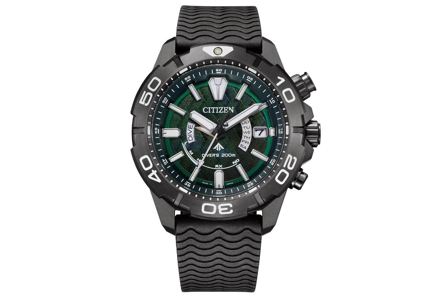 シチズン“グリーン×ブラック”の限定腕時計 - 植物の生命力から着想、エコ・ドライブ搭載の全6型｜写真3