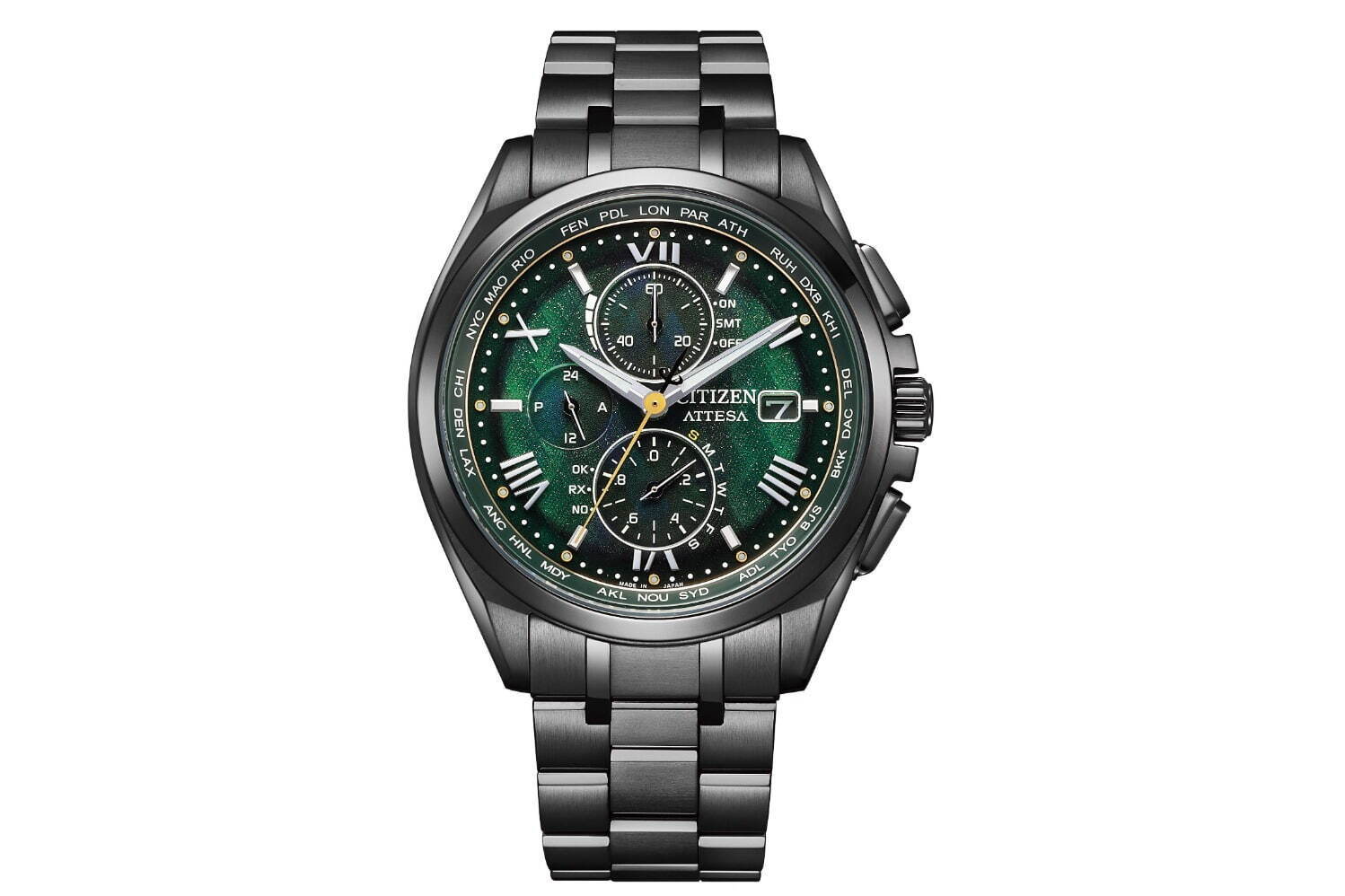 シチズン“グリーン×ブラック”の限定腕時計 - 植物の生命力から着想、エコ・ドライブ搭載の全6型｜写真5