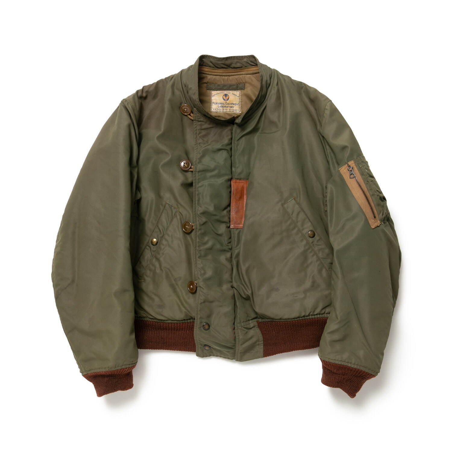 1940s TEST SAMPLE PERSONAL EQUIPMENT LABORATORY N-2 FLIGHT JACKET