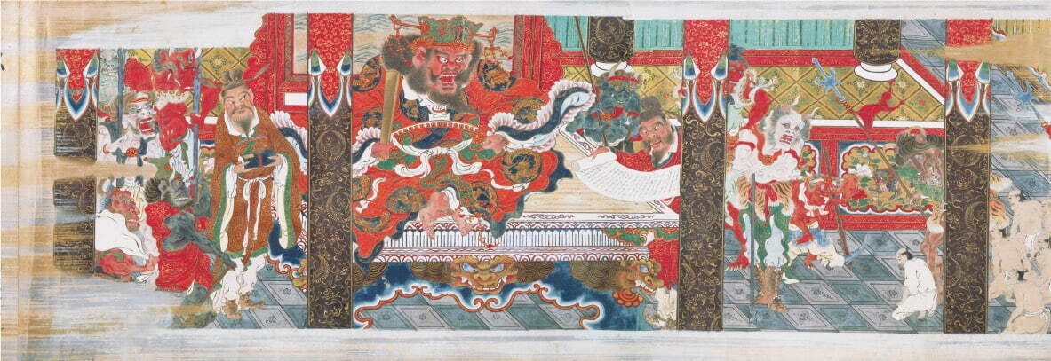 岩佐又兵衛《をくり(小栗判官絵巻)》巻十(部分) 江戸時代(17世紀)［前期・後期で場面替えあり / 掲載場面は後期展示］