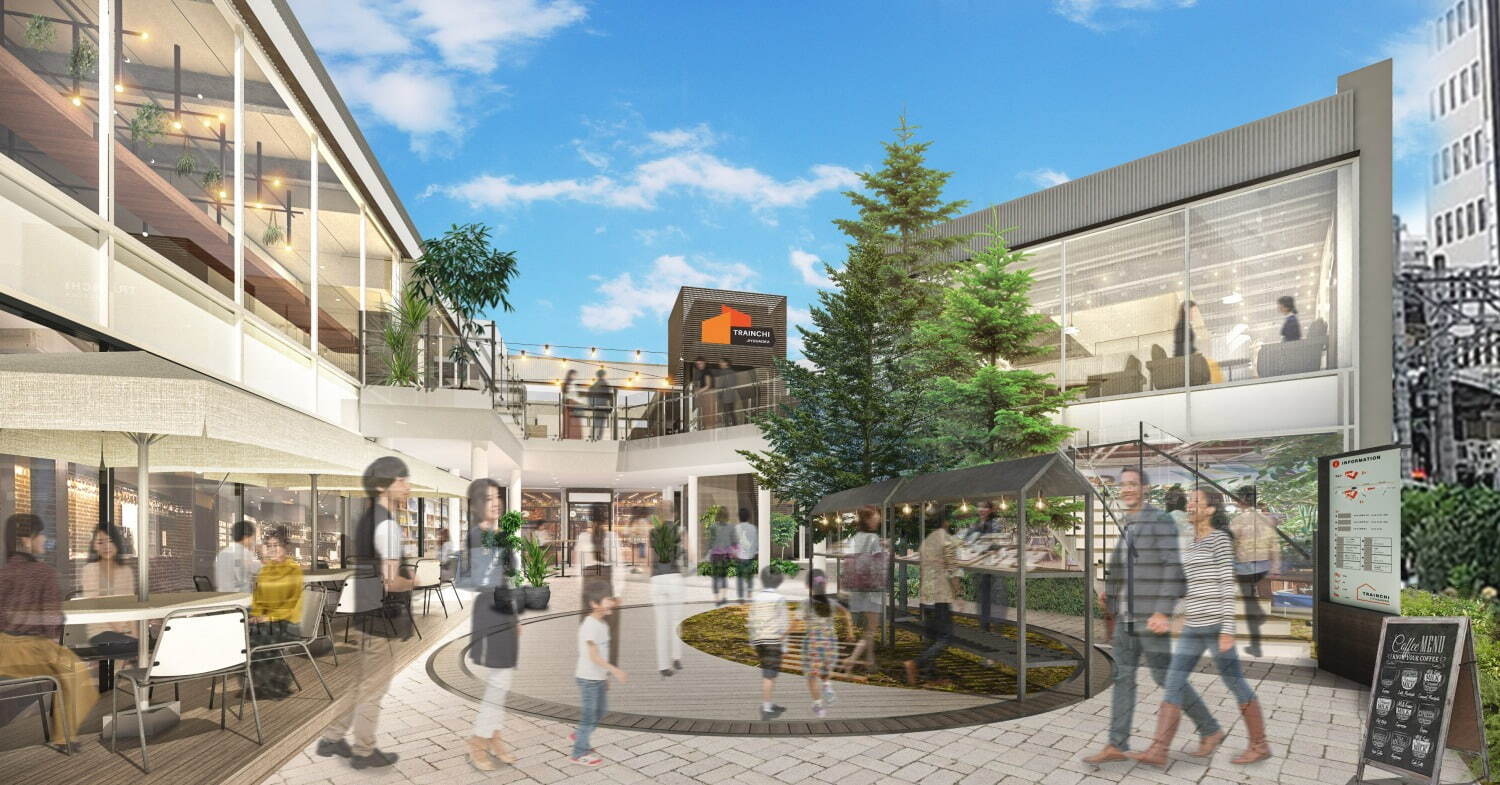 東京・自由が丘駅前の再開発、商業・住宅機能を備える複合ビルが2025年度竣工 | 写真