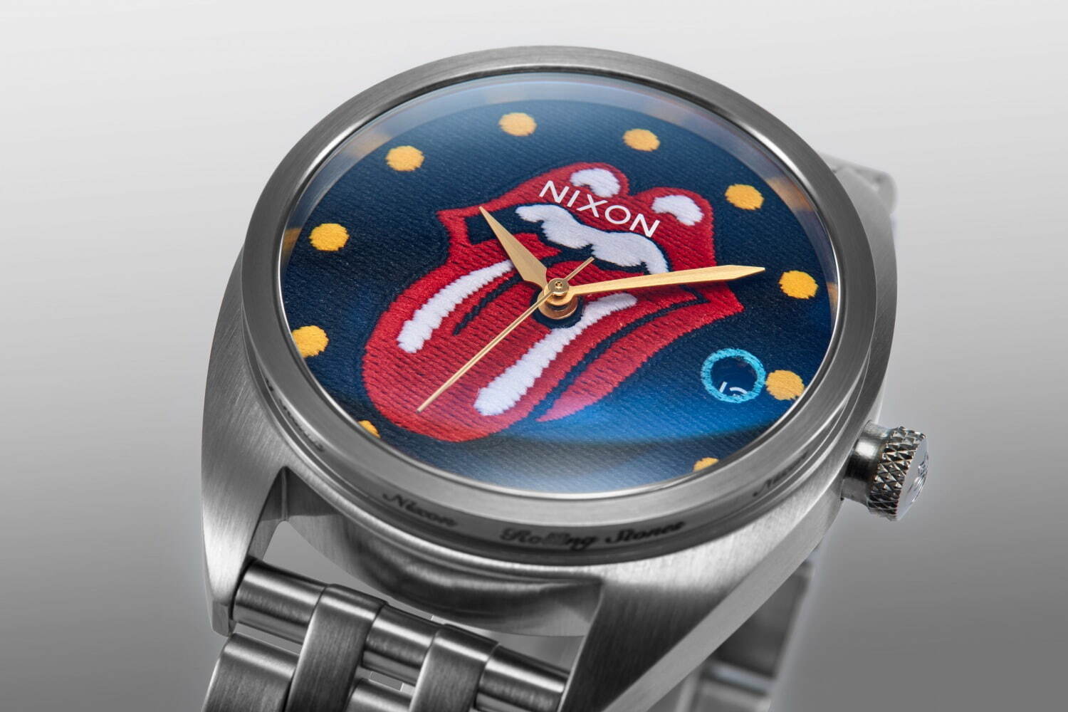 ニクソン×ザ・ローリング・ストーンズの腕時計、刺繍ロゴや“ネオンサイン風”プリント入りなど4型｜写真7
