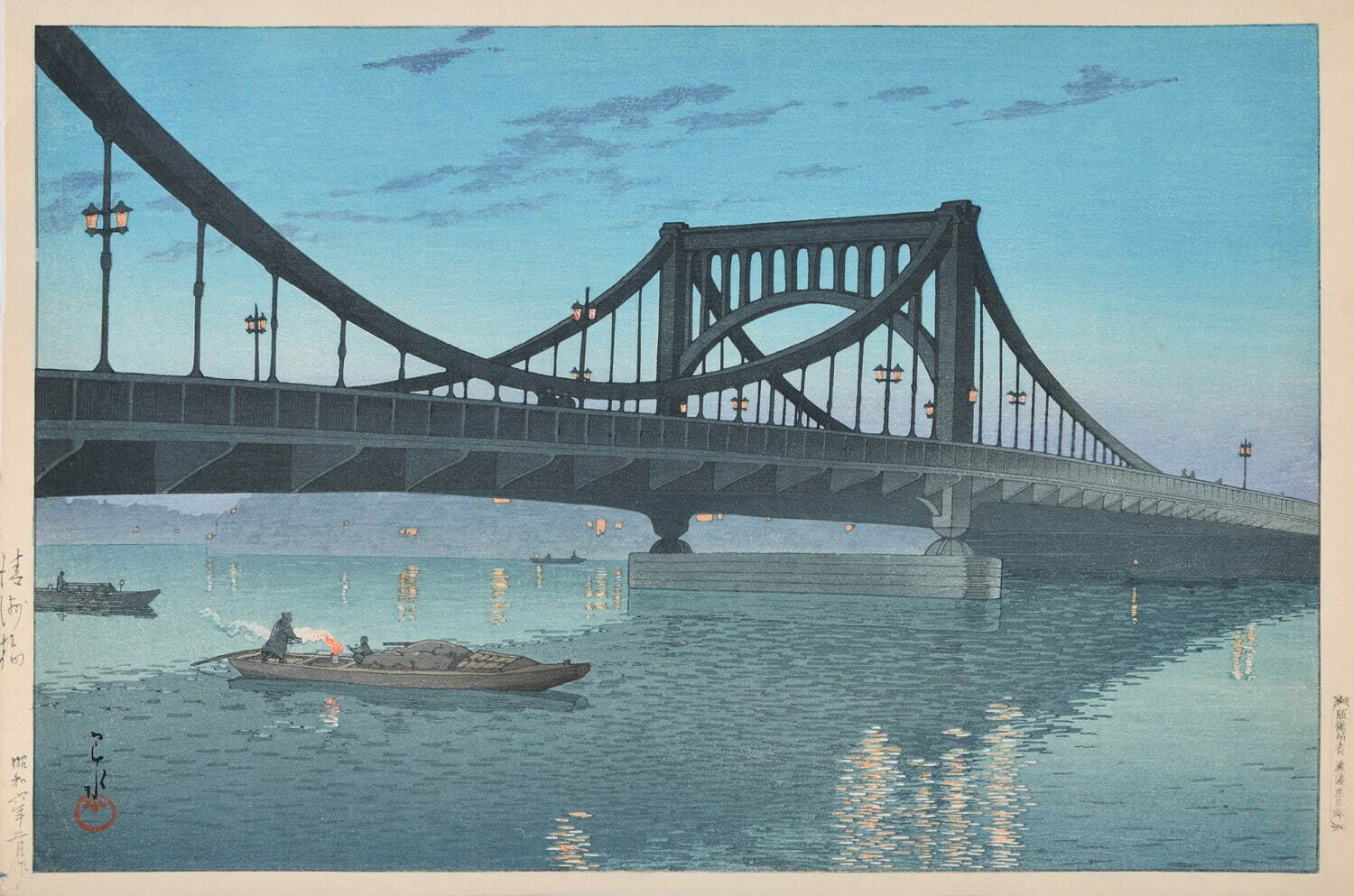 川瀬巴水《清洲橋》1931年(昭和6)
