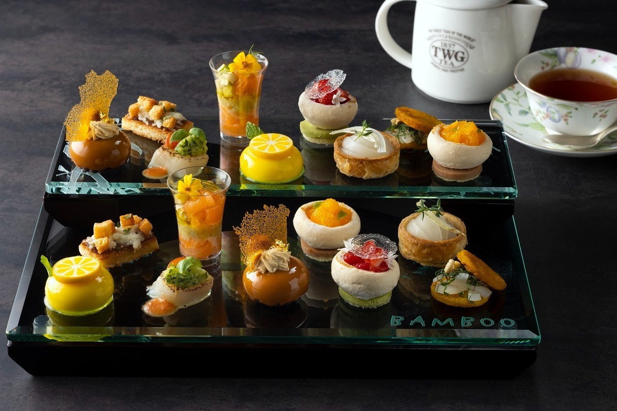 シェラトン都ホテル東京×大阪マリオット都ホテル、メニューを交換した“クロス”アフタヌーンティー