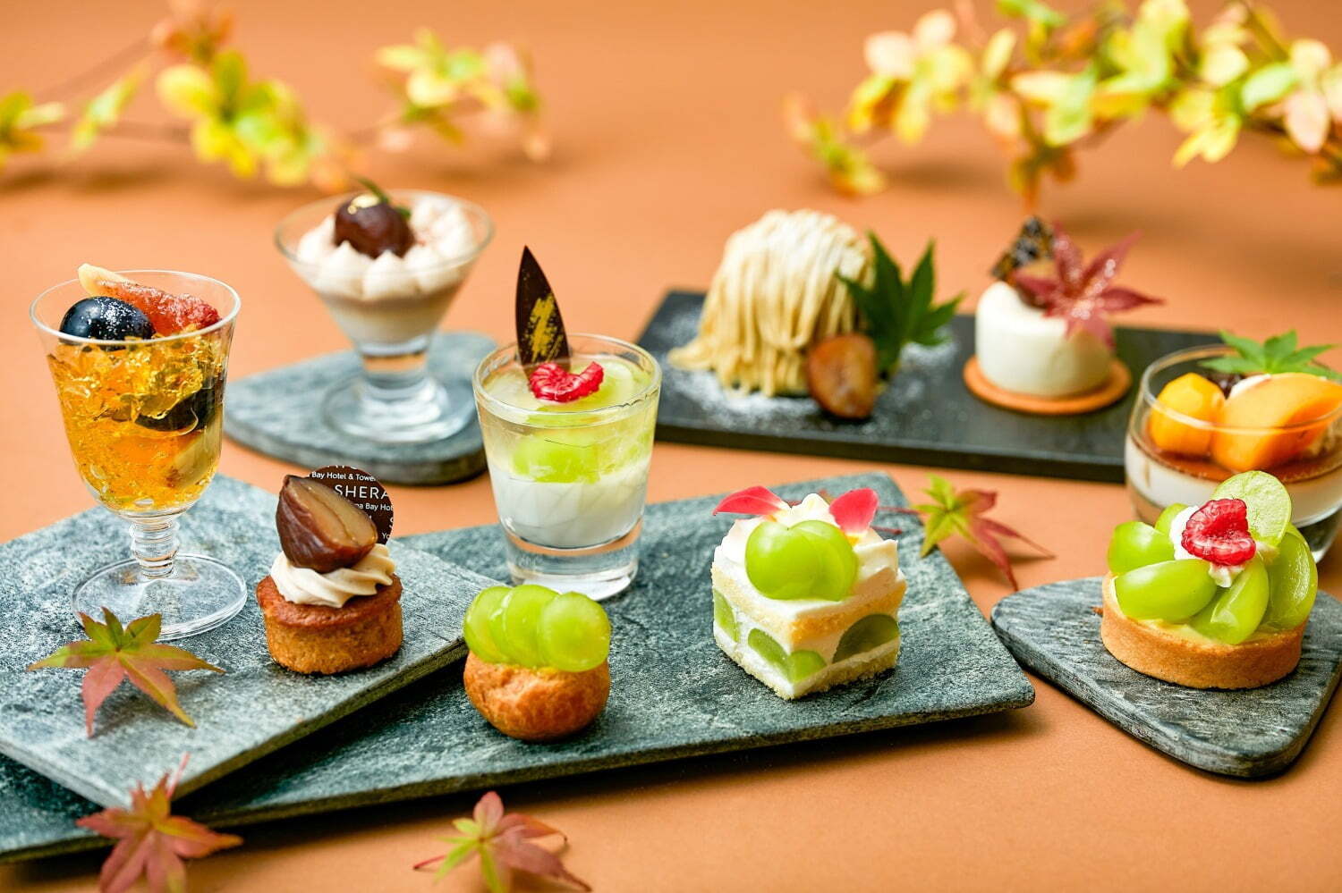 横浜ベイシェラトン ホテル＆タワーズ、栗やシャインマスカットの13種スイーツ＆アフタヌーンティー
