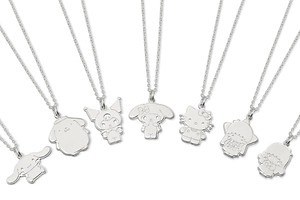 IVXLCDM×サンリオ、ハローキティやシナモロールのシルバーネックレス＆指輪 - 伊勢丹新宿で