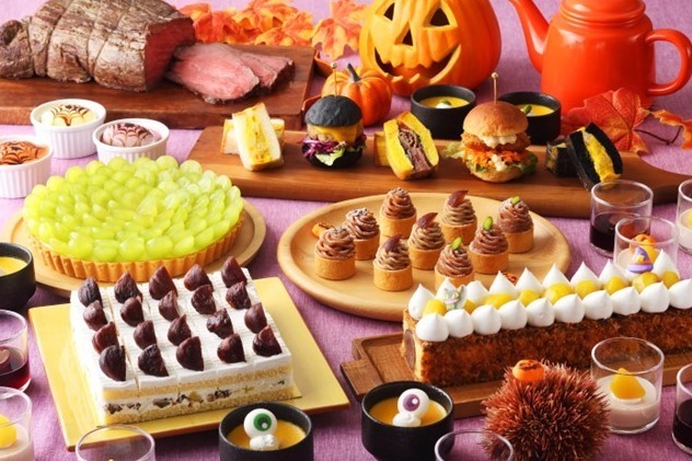 ぶどう｜ホテルニューオータニ幕張“栗＆ぶどう”ハロウィーンスイーツ、「生絞りアイスモンブラン」も