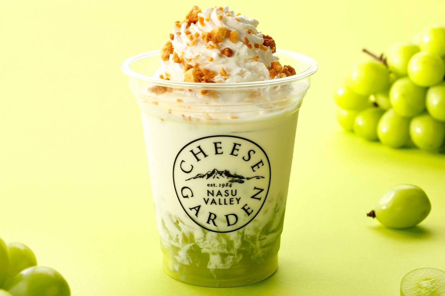 ぶどう｜チーズガーデン“まるでレアチーズケーキ”のドリンクに限定マスカットフレーバー