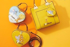 「トムとジェリー」×サマンサグループ、チーズ柄バッグや“追いかけっこ”の総柄長財布