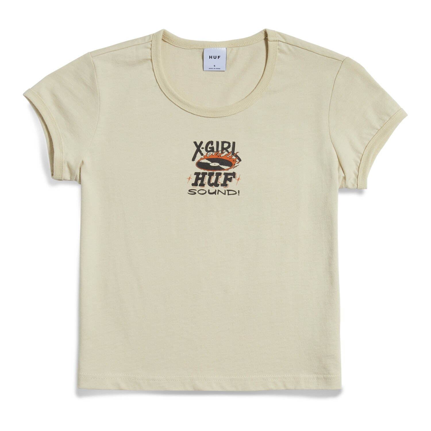 ハフ×エックスガールのウィメンズアイテム、“レコード”やコラボ文字入り半袖シャツ＆パンツ｜写真12