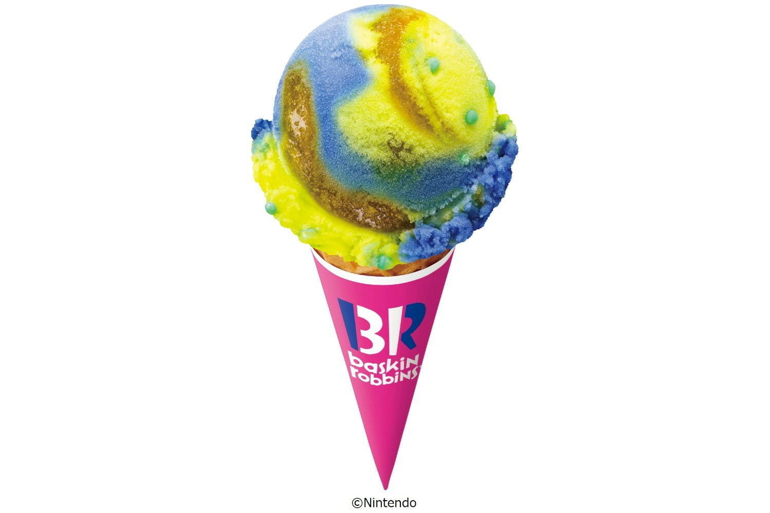 『スプラトゥーン3』コラボのカラフルソルベ
