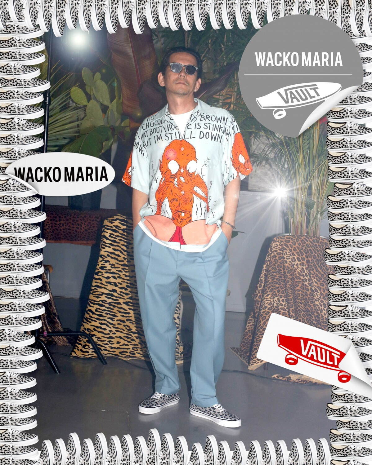 最終値下げ】WACKO MARIA ワコマリア レオパード プルオーバー