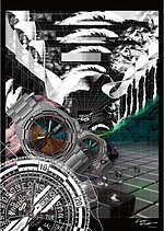 セイコー 5スポーツ×河村康輔“コラージュ”ダイヤルの腕時計、アーカイブモデルから着想｜写真10