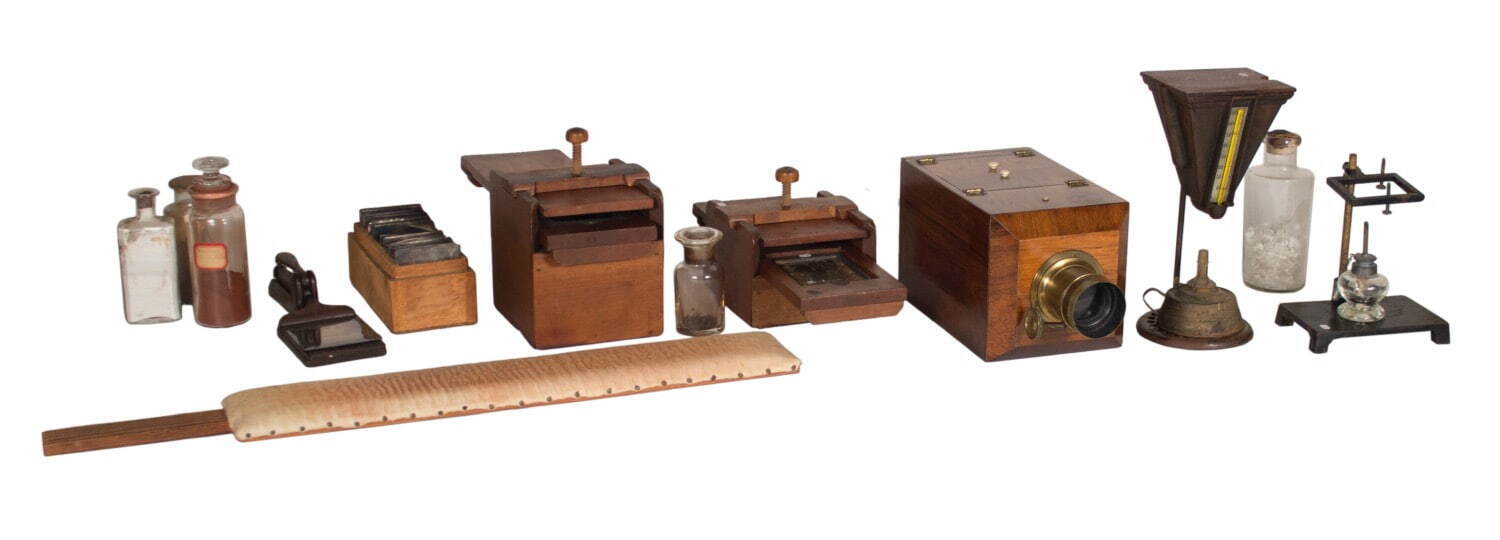 ダゲレオタイプ制作のための処理用具 1845年頃 横浜市民ギャラリーあざみ野