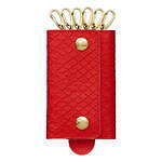 イル ビゾンテ新作“パイソン柄”型押しレザーのボストンバッグや財布、美しい立体感｜写真7