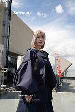 セイヴソン 2023年春夏コレクション - 解体と再構築が生むロマンティックな服｜写真23