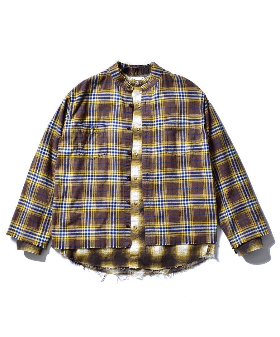 OLD PARK × MINEDENIM Check Flannel Layered SH 39,600円