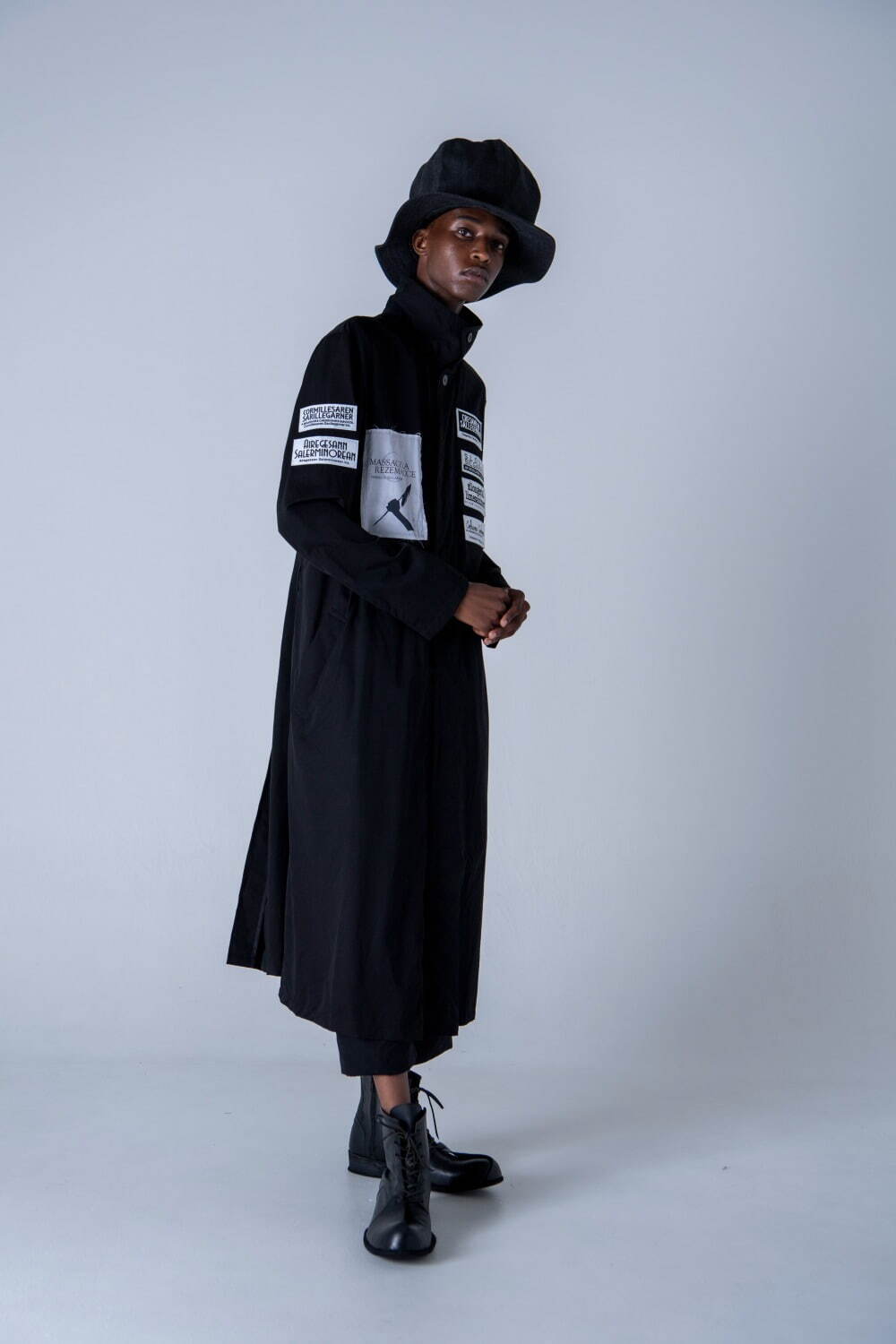 ヌード：マサヒコマルヤマ 2023年春夏｜male スタンド/ノーカラーコート