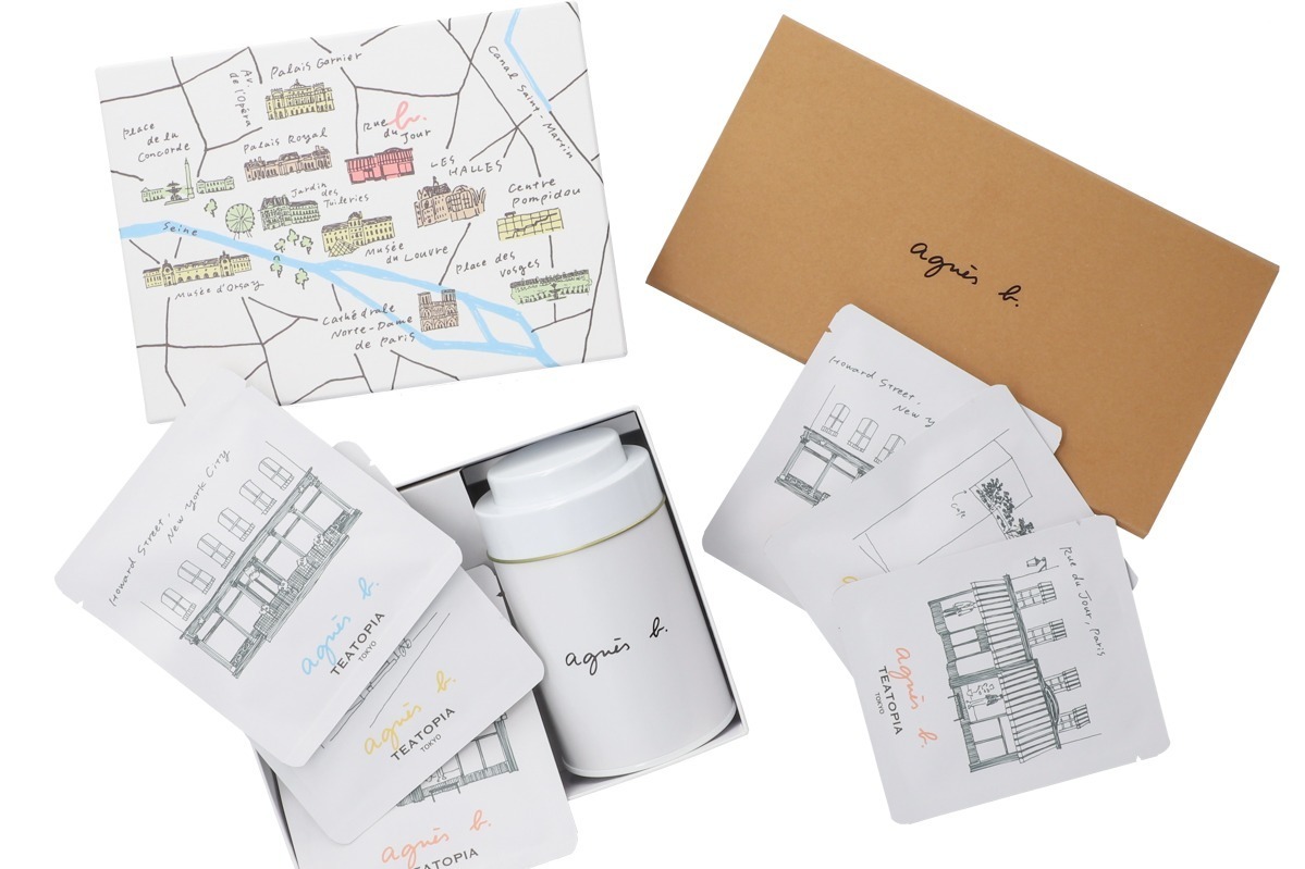 アニエスベーの紅茶ギフトボックス、ベルガモットやザクロが香るオーガニックフレーバーティー