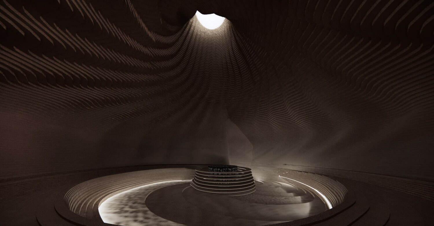 “巻貝”のような新サウナ施設「サザエ」瀬戸内海・直島のグランピング施設サナマネ内に｜写真2