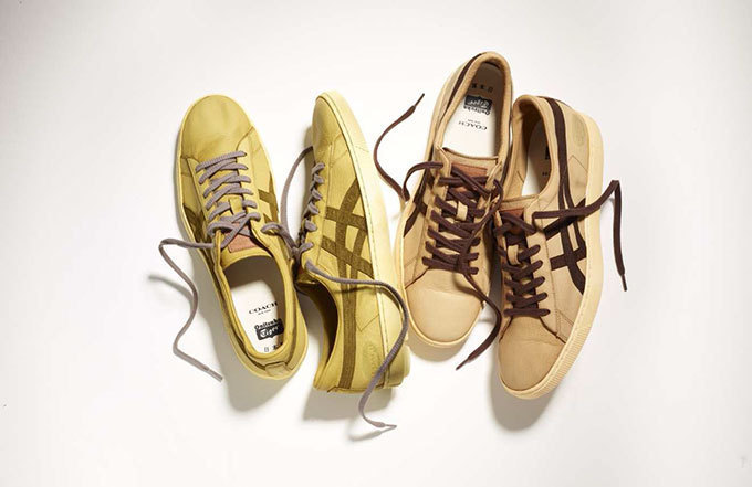 COACH × Onitsuka Tiger コラボ レザー スニーカー